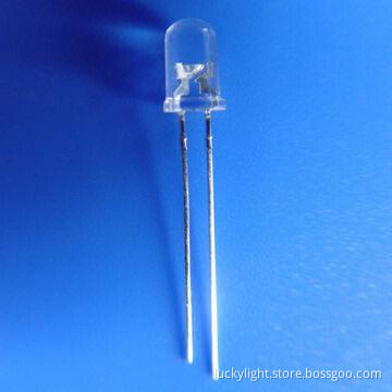 5mm Round Blue LED with 470nm Wavelength, 30°